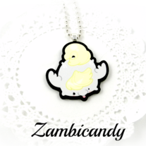 Derpy 1.5 inch acrylic necklace