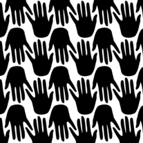Blackwhitehandpattern