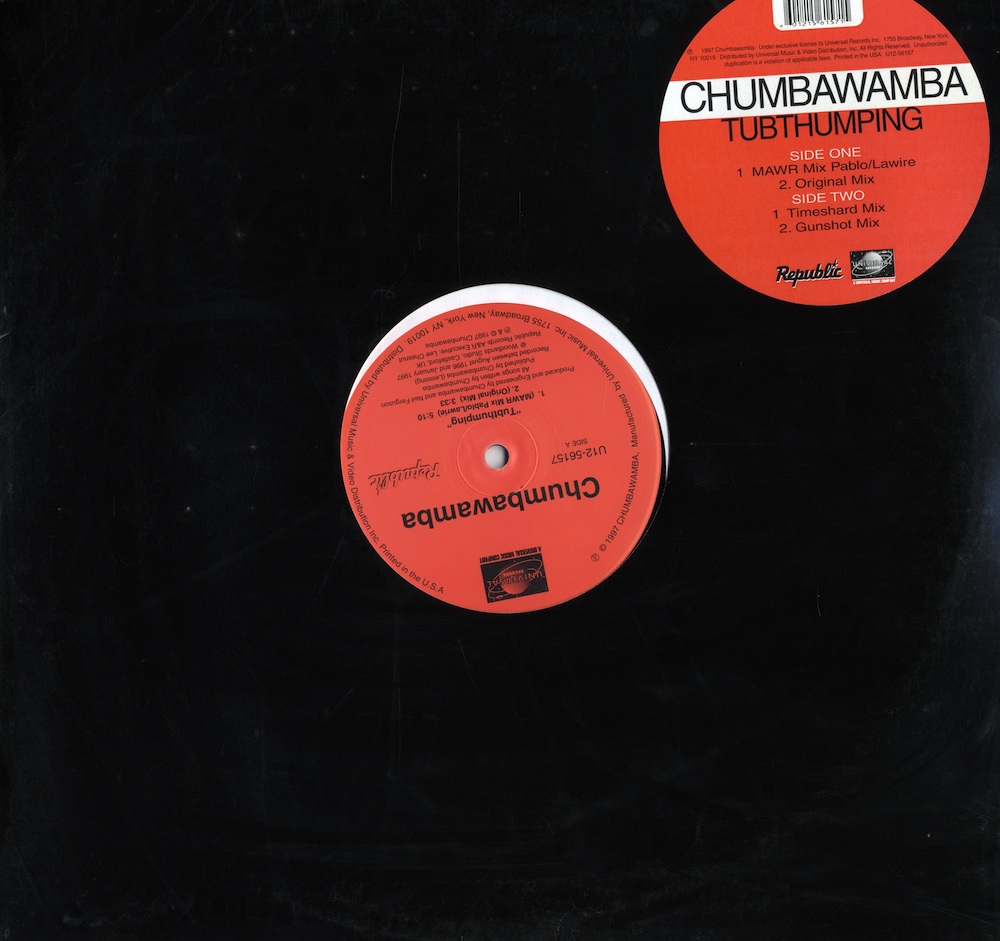 Chumbawamba Tubthumping Single 12 Vinyl From Unidisc Music