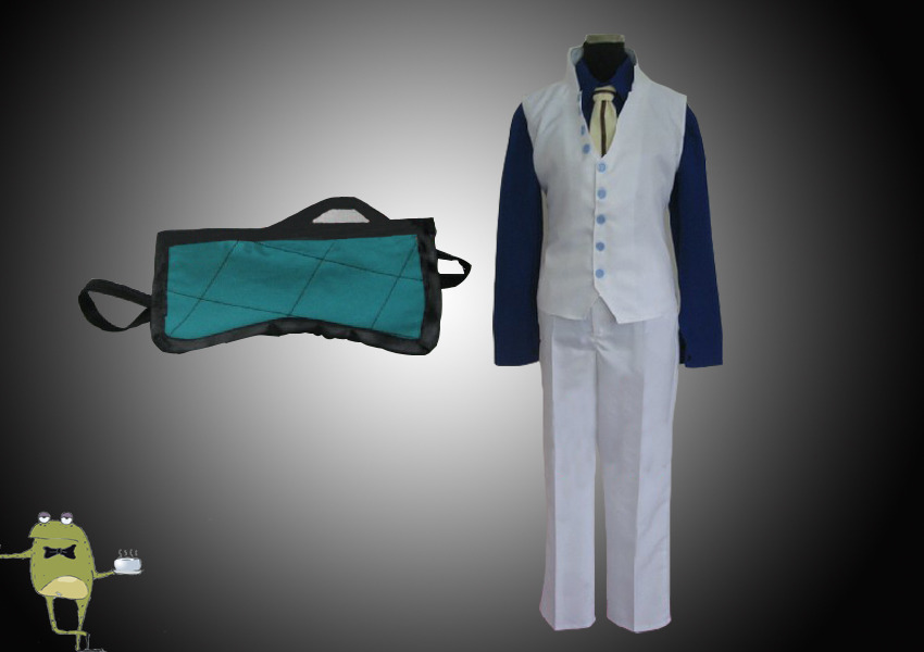 One Piece Marines Admiral Kuzan Admiral Aokiji Uniform Set Cosplay Costume