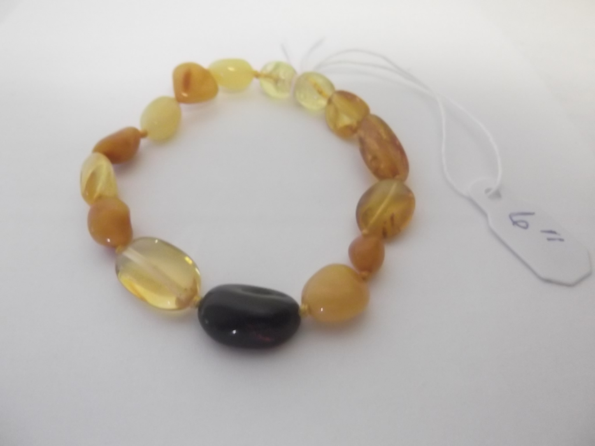 genuine amber teething bracelet