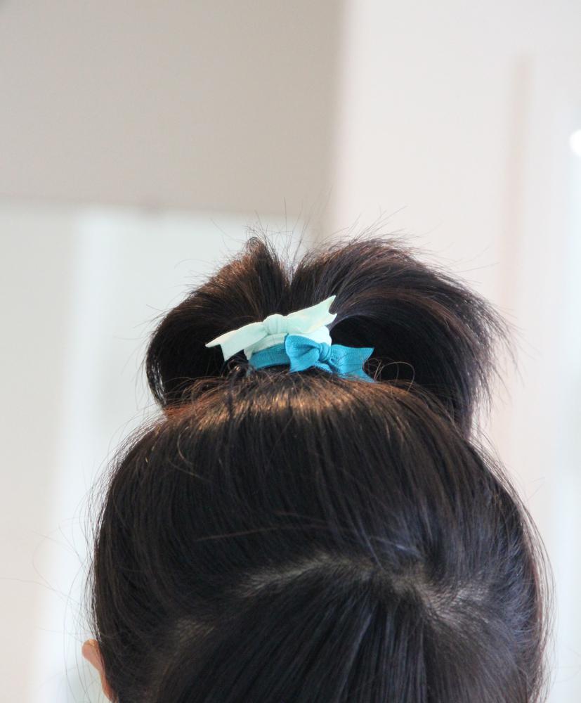 Elastic Hair Tie Land And Sea Set Of 4 Foldover Elastic