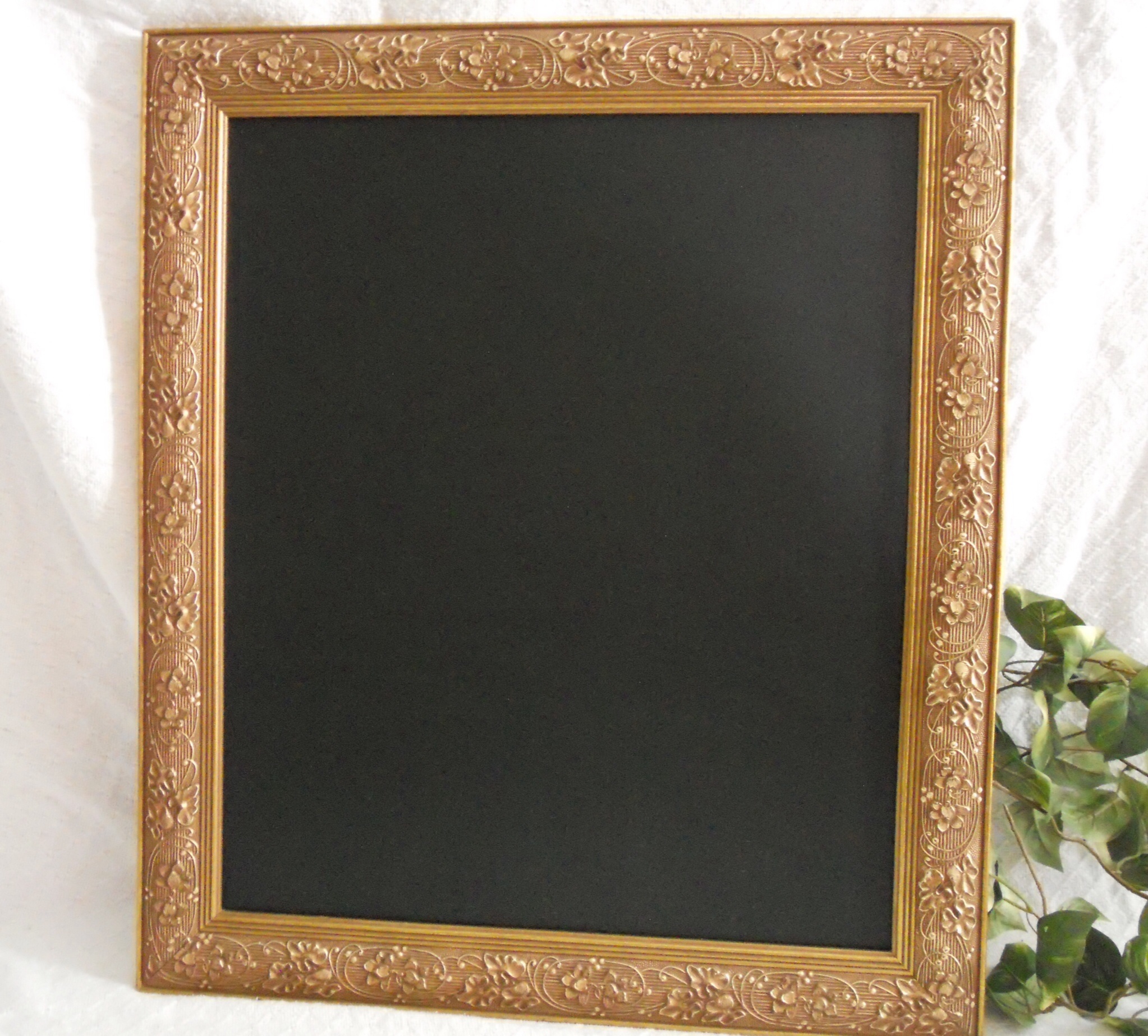 Ornate Large Gold Framed Chalkboard Perfect For Your Wedding Or
