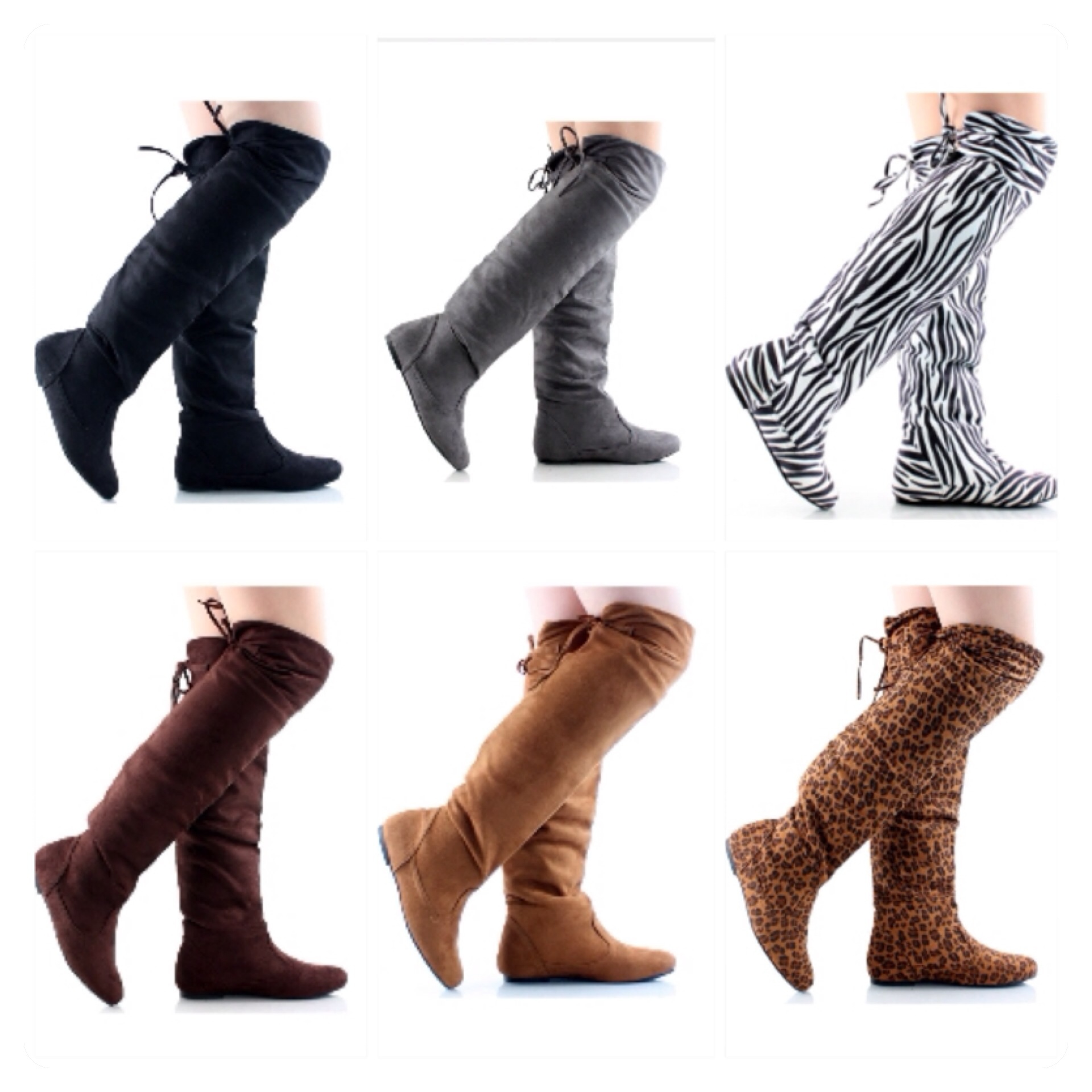 stylish flat boots