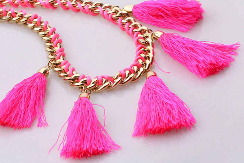 tassel chain necklace