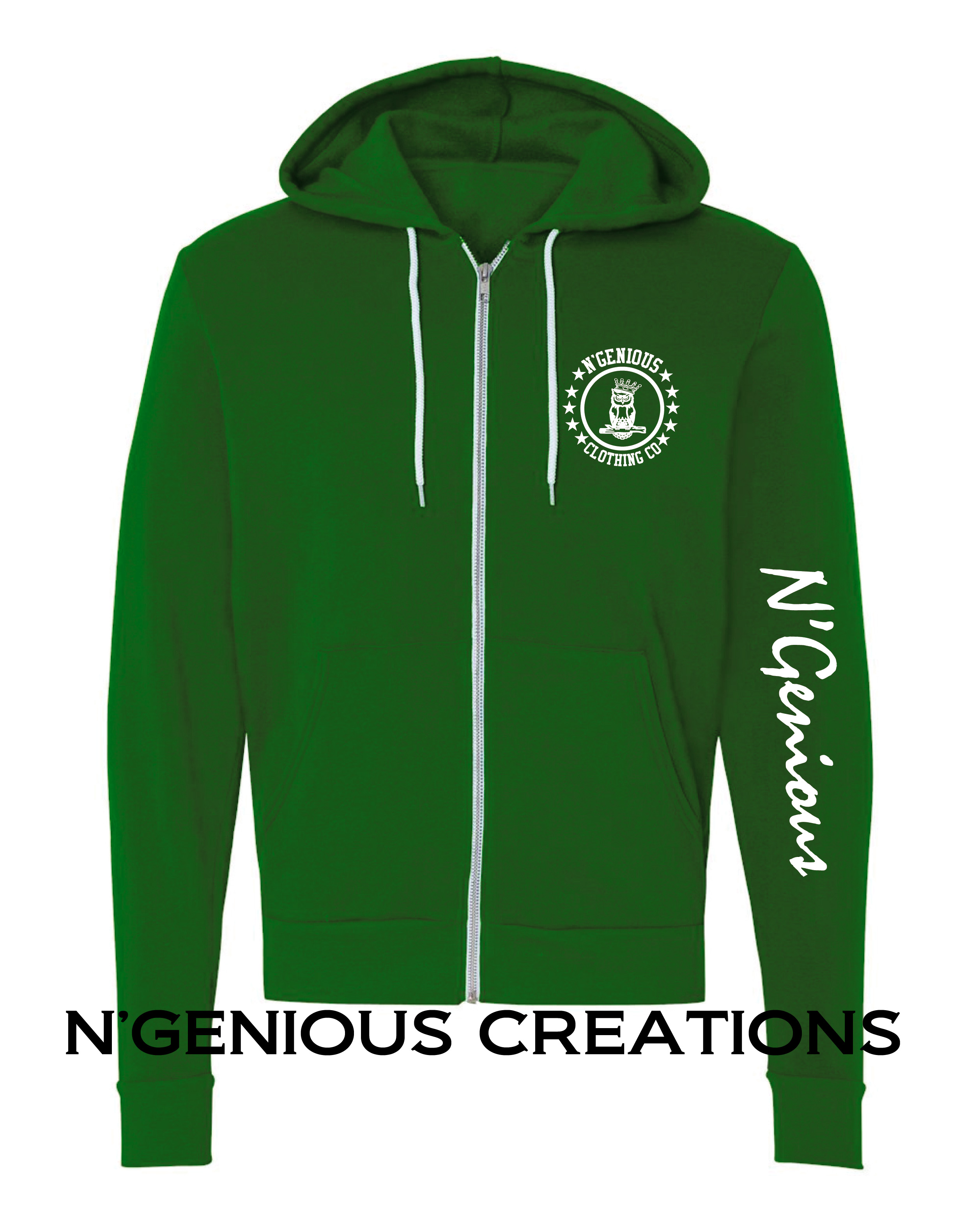owl zip up hoodie