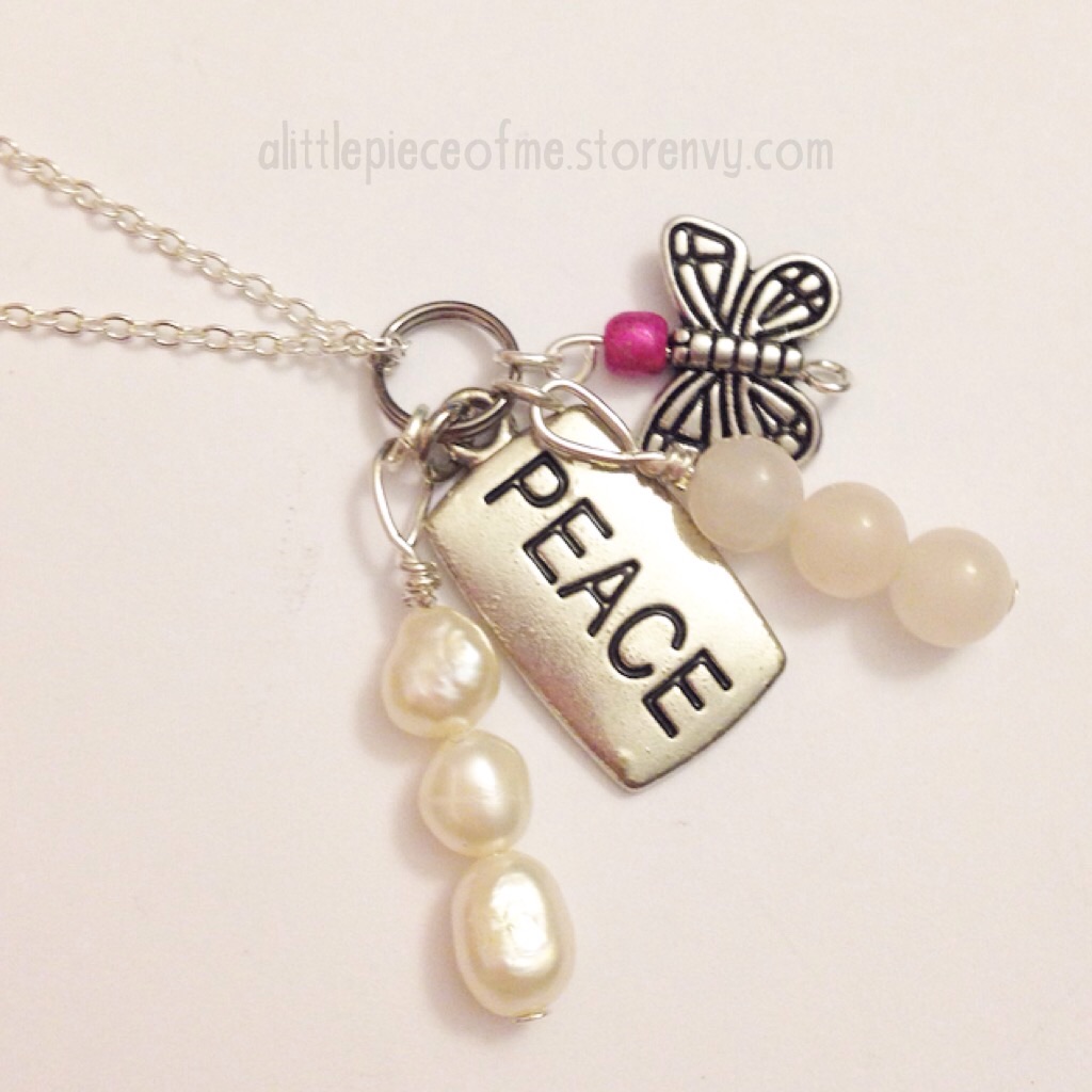 Peace Inspiration Charm Necklace on Storenvy
