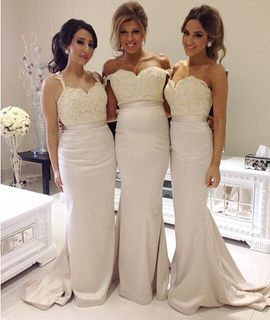 Sexy Satin Bridesmaid Dress