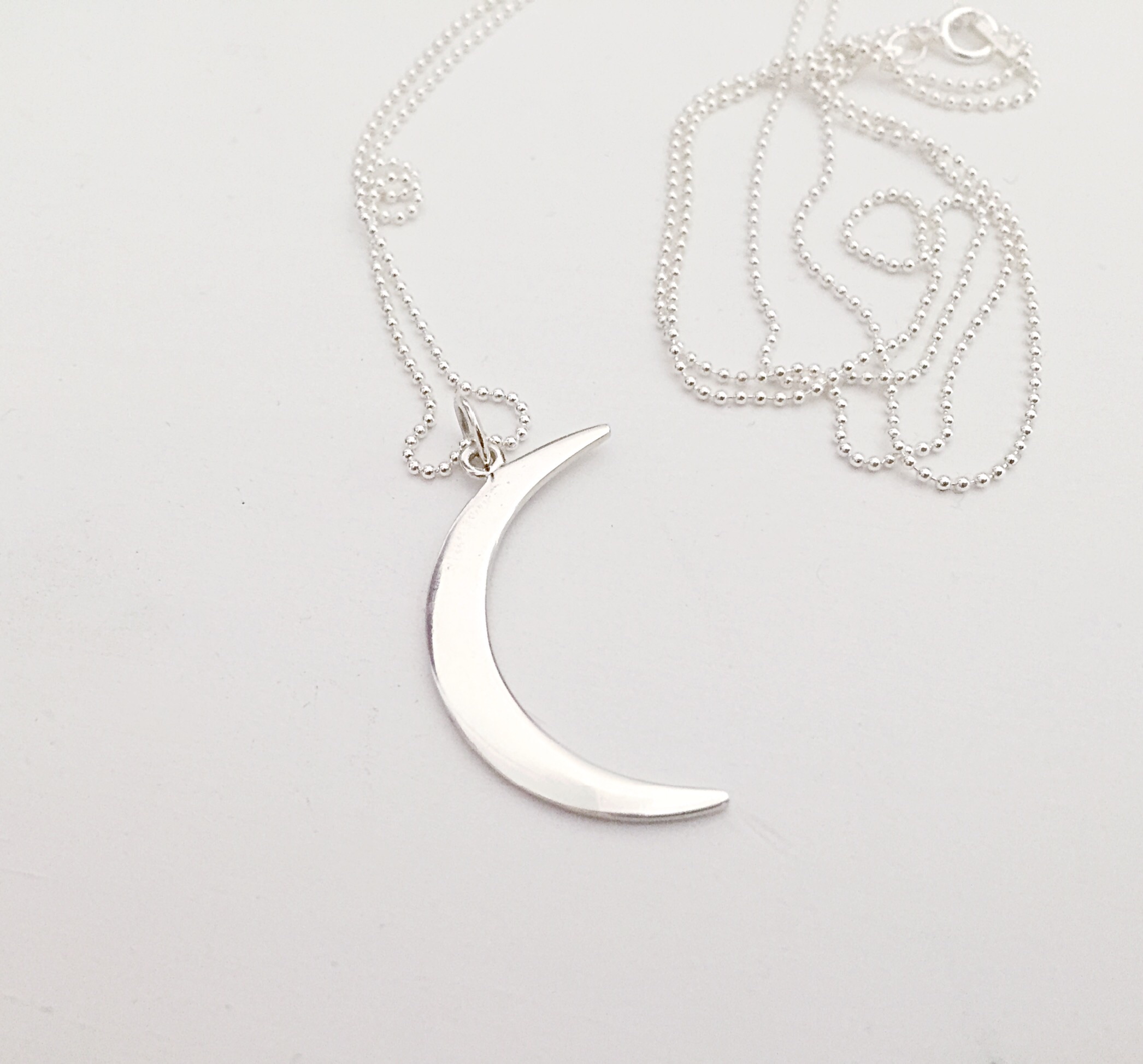 Large Crescent Moon Necklace Deals, 56 