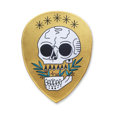 Bone & flora back patch