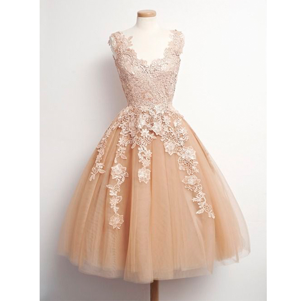 Champagne Homecoming Dresses