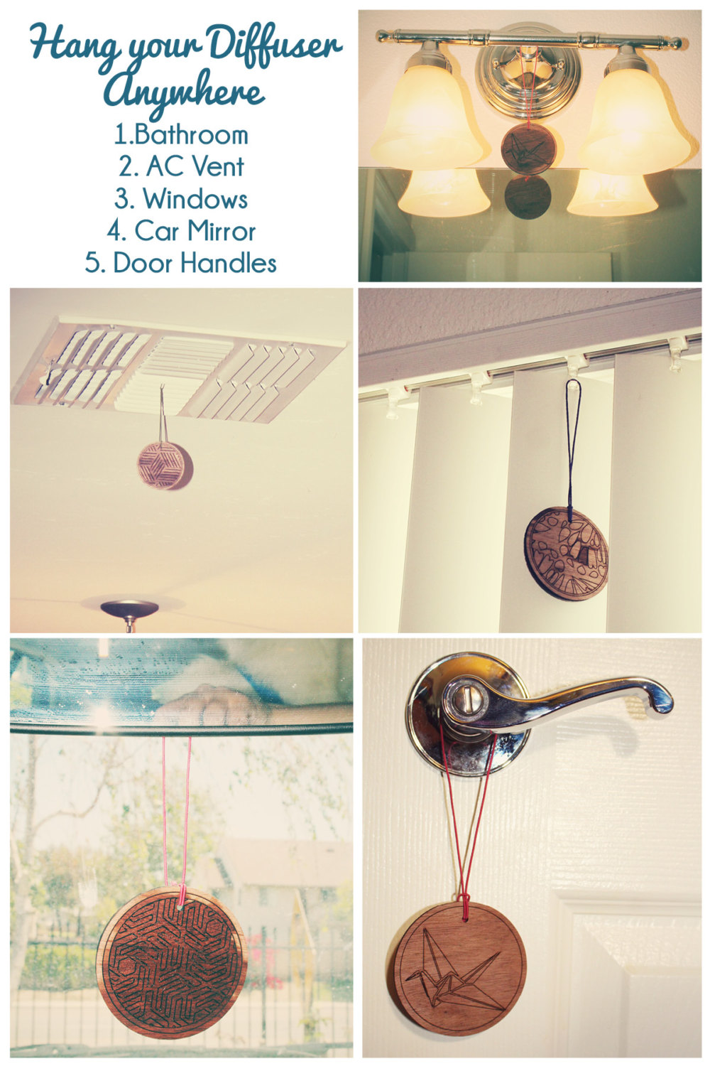 Essential Oil Diffuser - Diffuser for Essential Oils - Room and Car