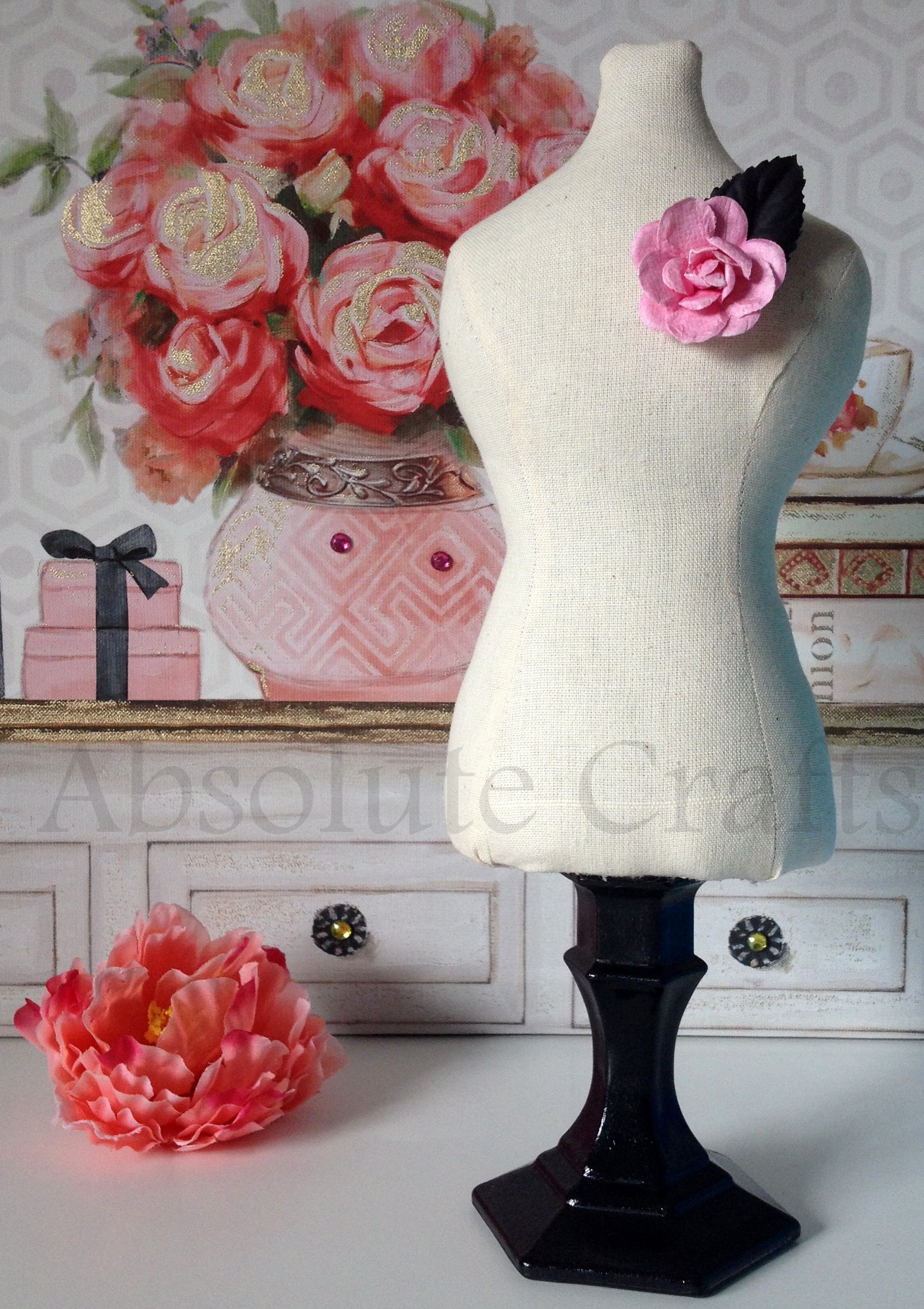 baby dress stand centerpiece