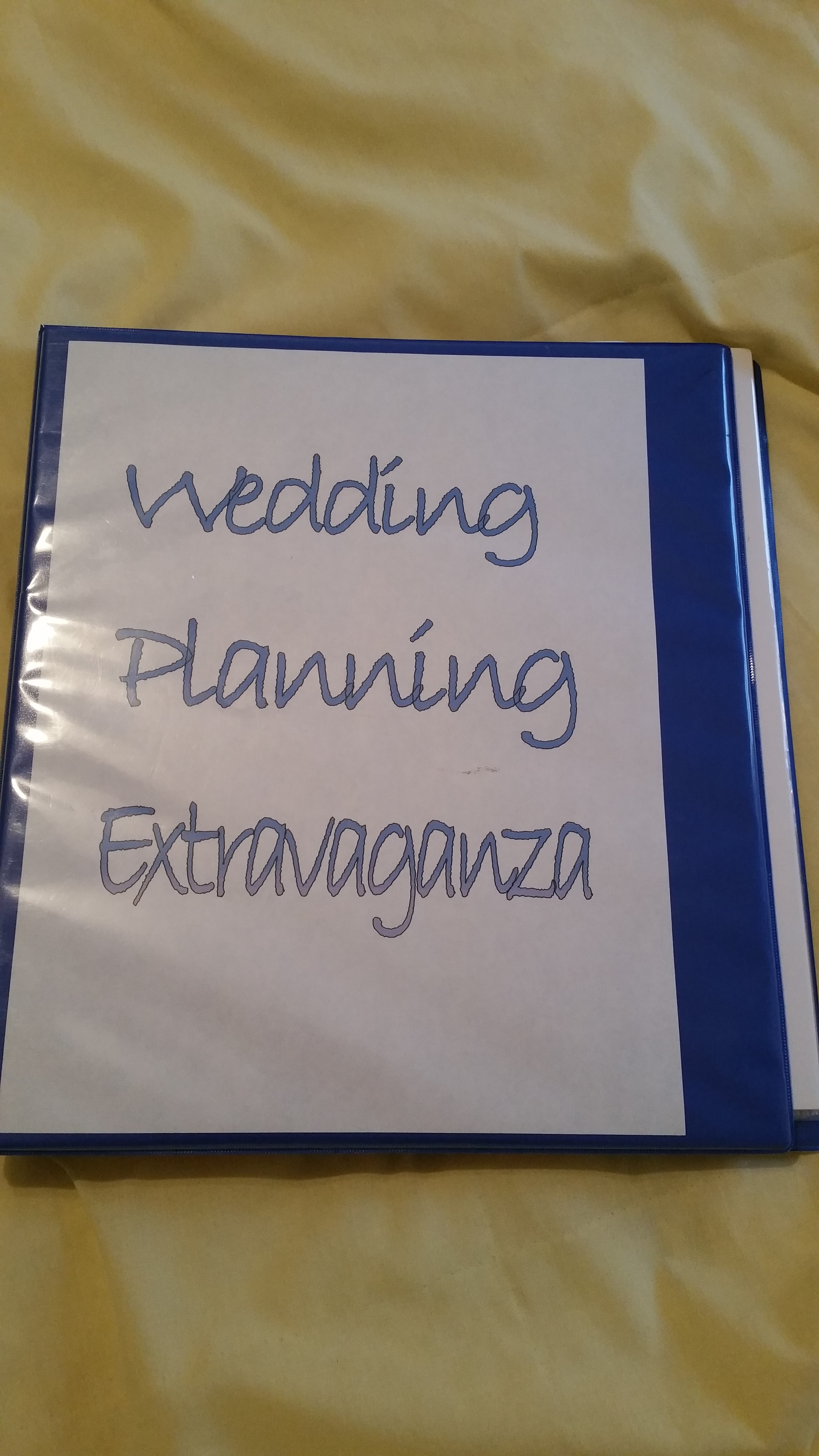 wedding planner binder