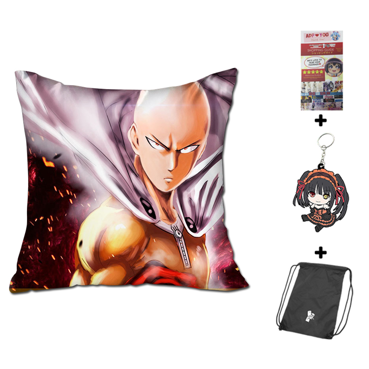New One Punch Man Hero Saitama Square Anime Dakimakura Japanese