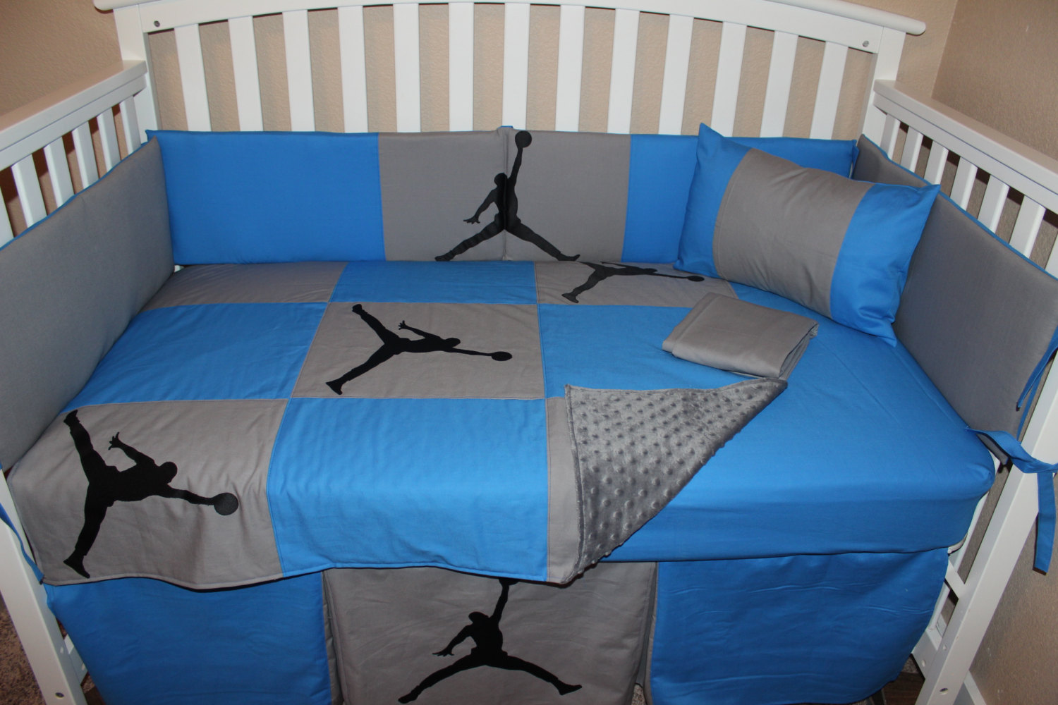jordan crib bedding