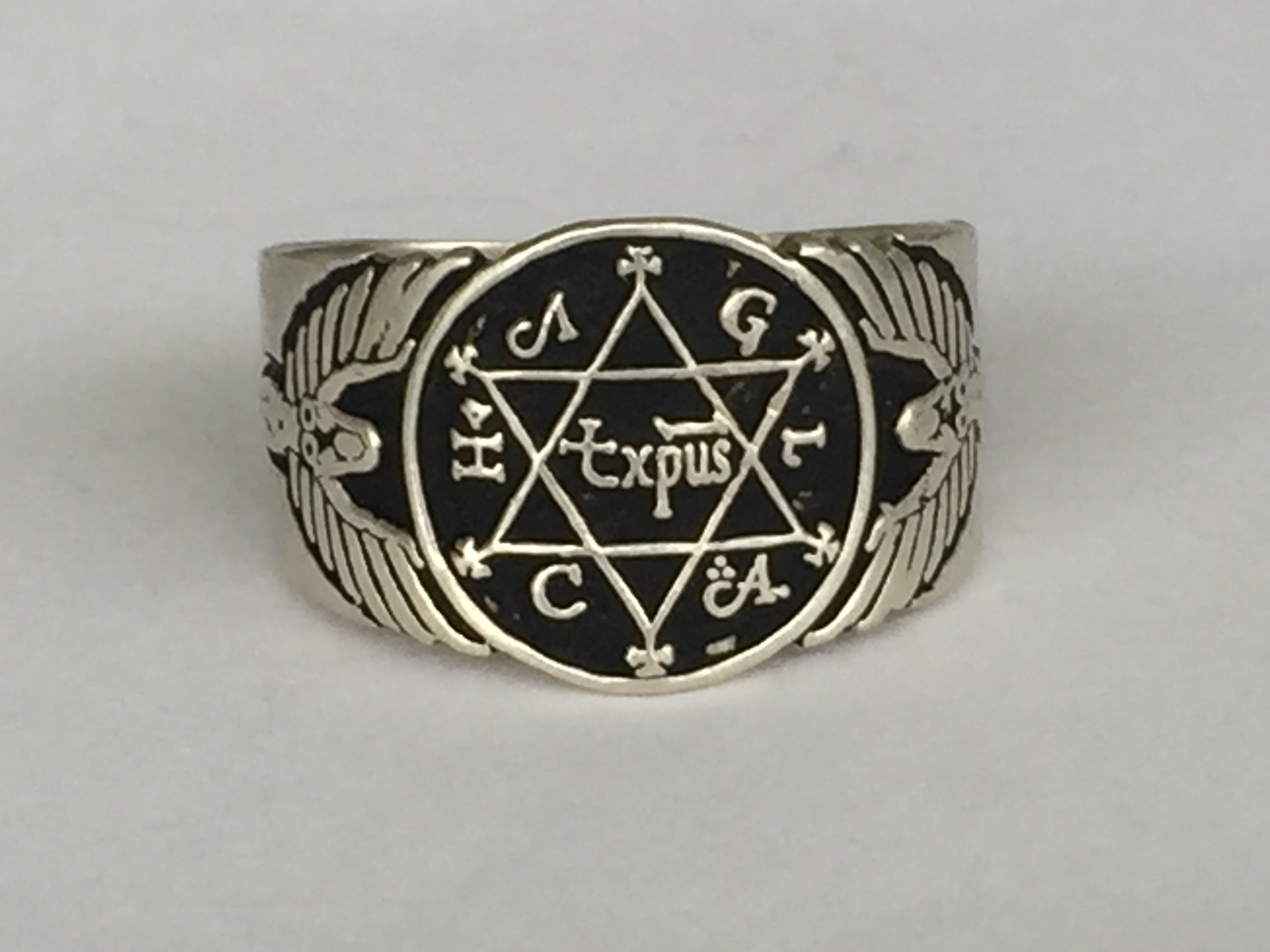 Rings Of Power Start Solomon Ring of Power bigger ring Handmade Solid Silver .925 on Storenvy