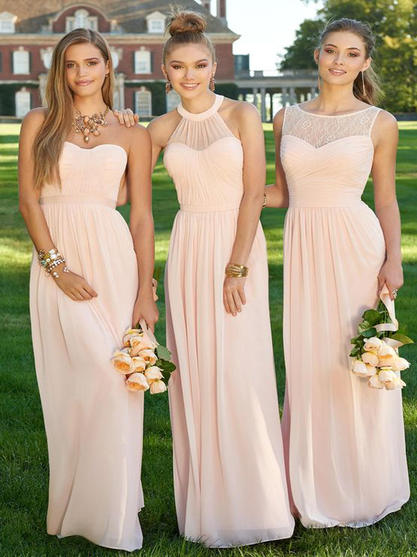 bridesmaid dresses different styles