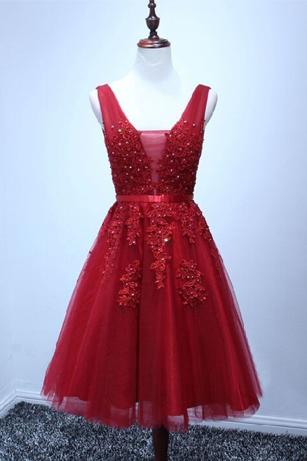 Red Organza Dress