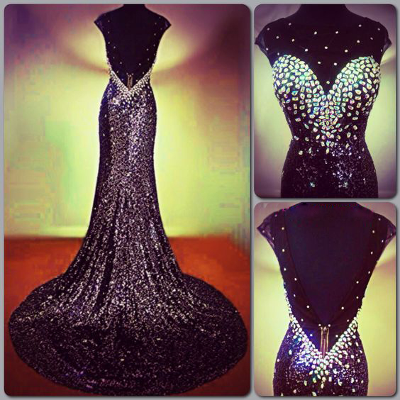 Blinged Out Prom Dresses