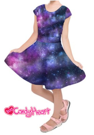 galaxy dress girl