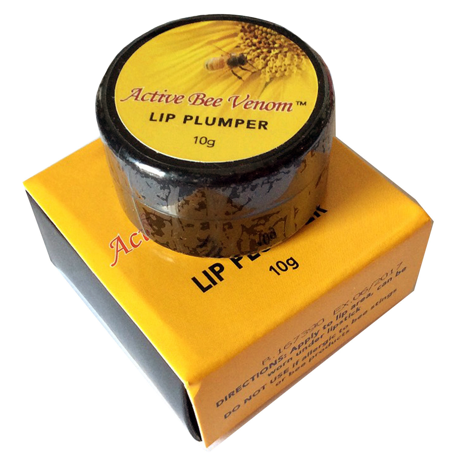 Active Bee Venom Lip Plumper With Manuka Honey, Shea Butter, Grape Seed Oil, Cocoa Butter, 10 Gram (9419605000949)