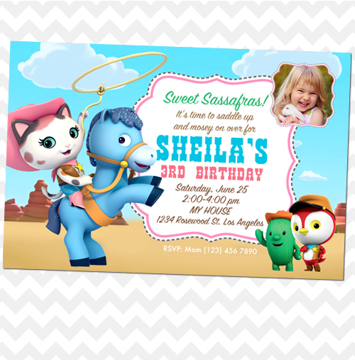 Ithinkparty Sheriff Callie Invitation Callie Birthday Invites