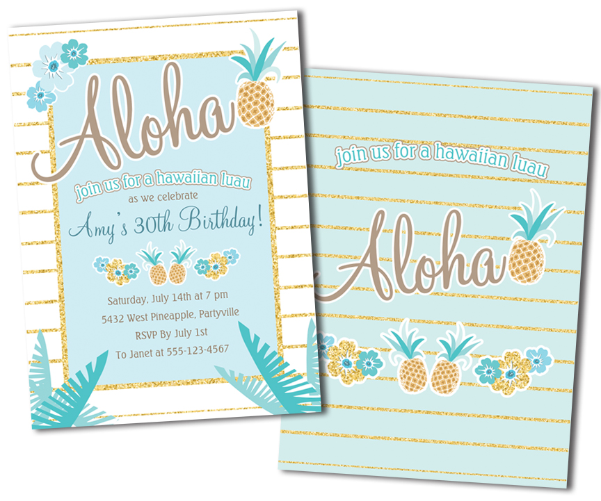 luau invitations hawaiian party metro events sold by metro events party supplies hawaiian invitation