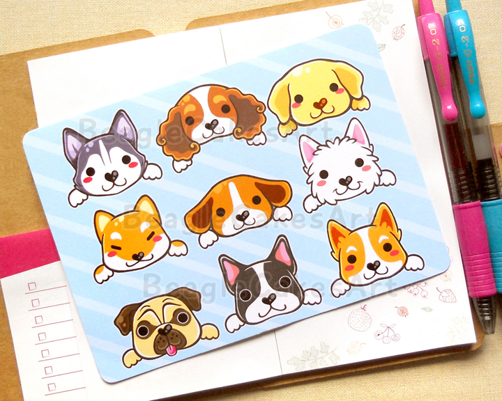 cute dog art