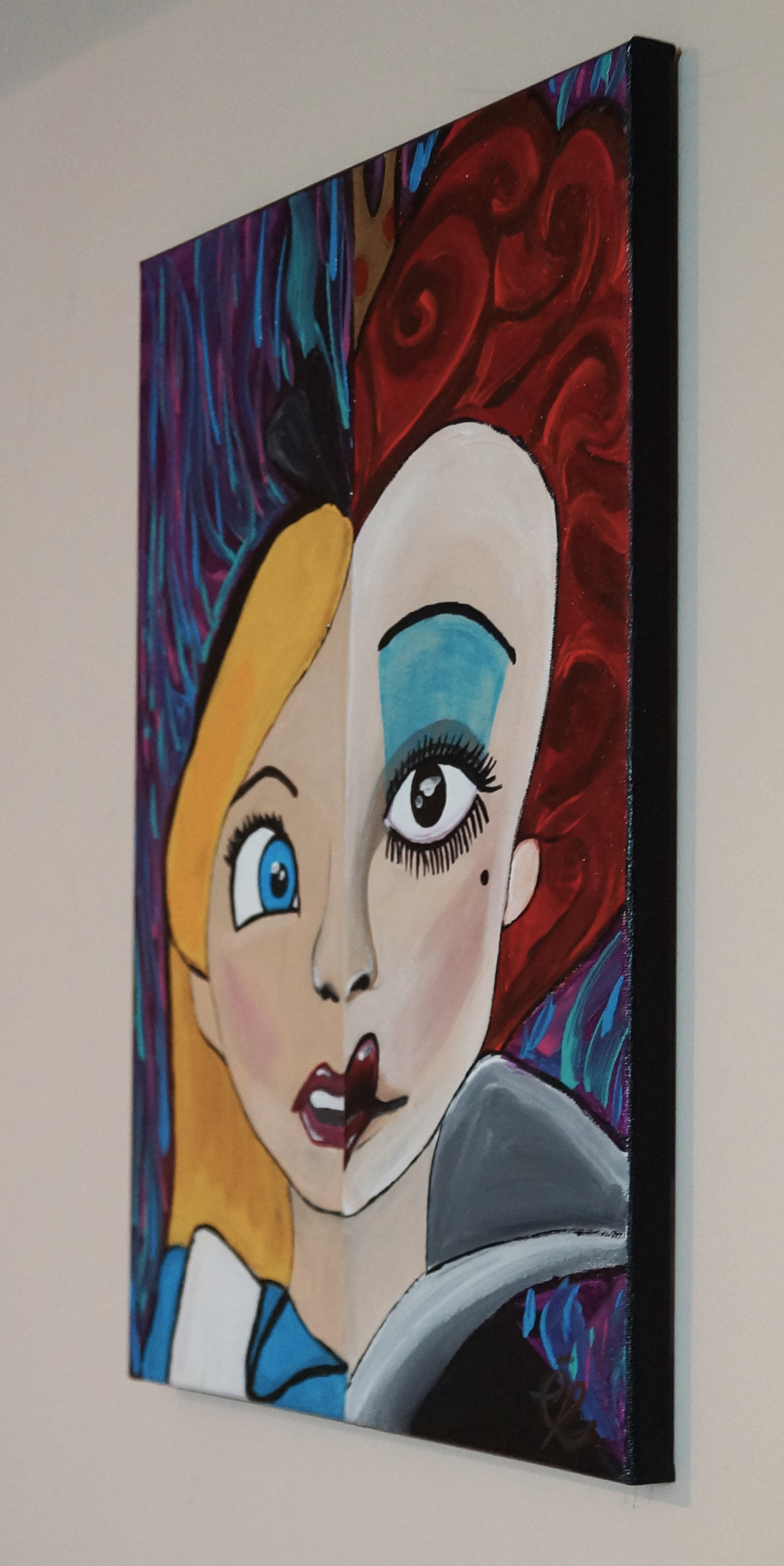 Painting Alice In Wonderland Vs Queen Of Hearts Sold By Emeii S Shop On Storenvy
