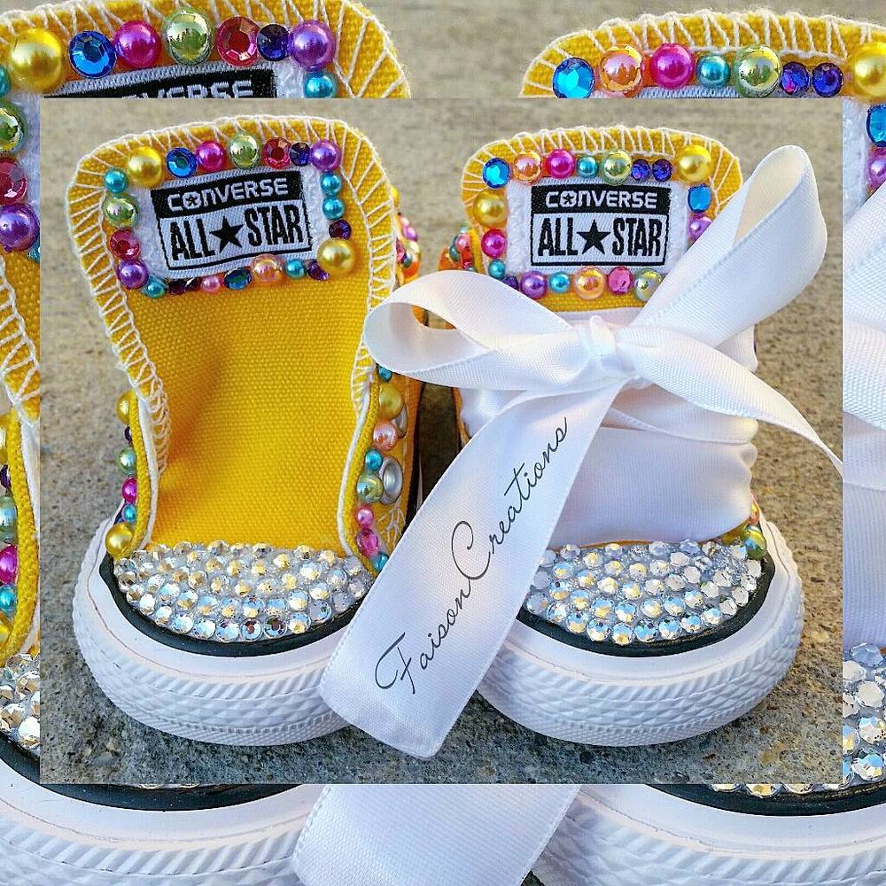 custom infant converse