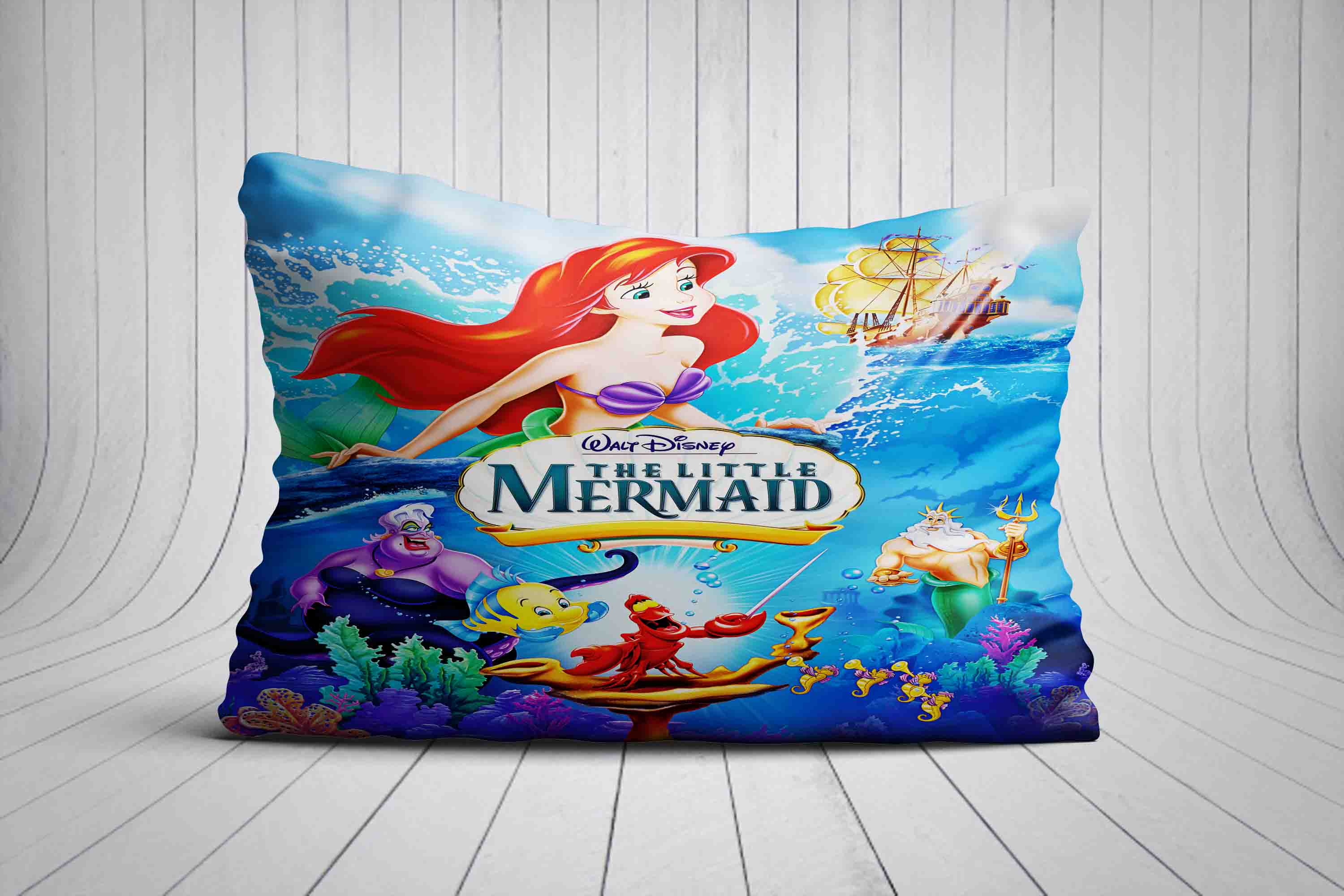 Little Mermaid Custom Pillow Case Limited Edition Sold By Ooreedoo