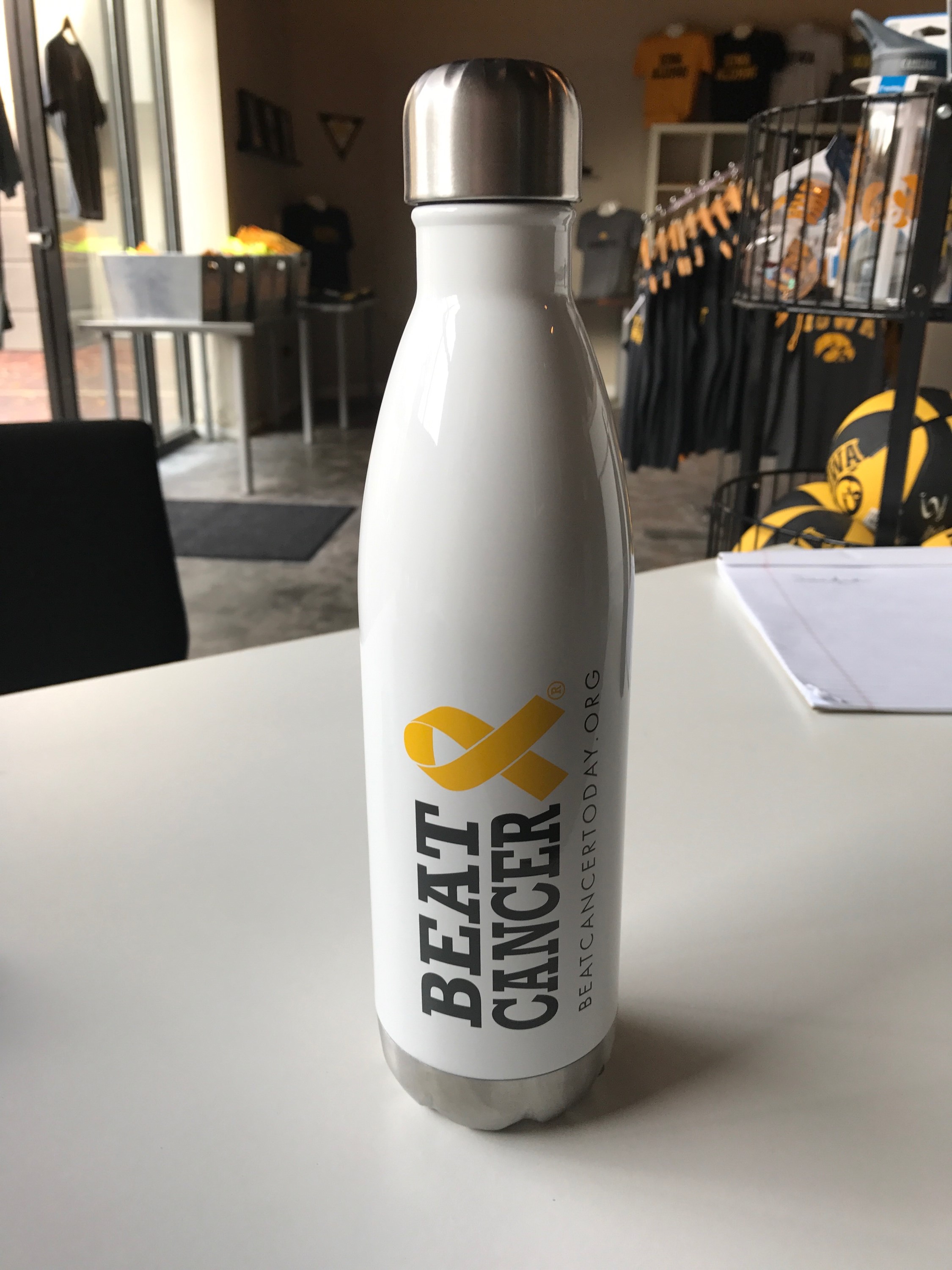 Beat Cancer Water Bottle · · Online Store Powered