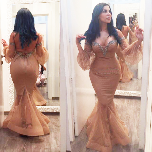 Puffy Sleeve Dress Long Hair
