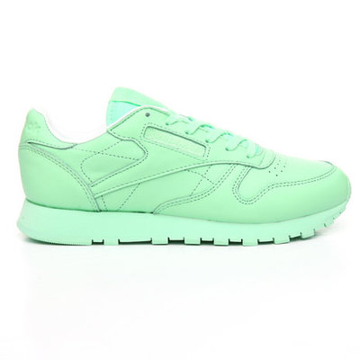 pastel green sneakers