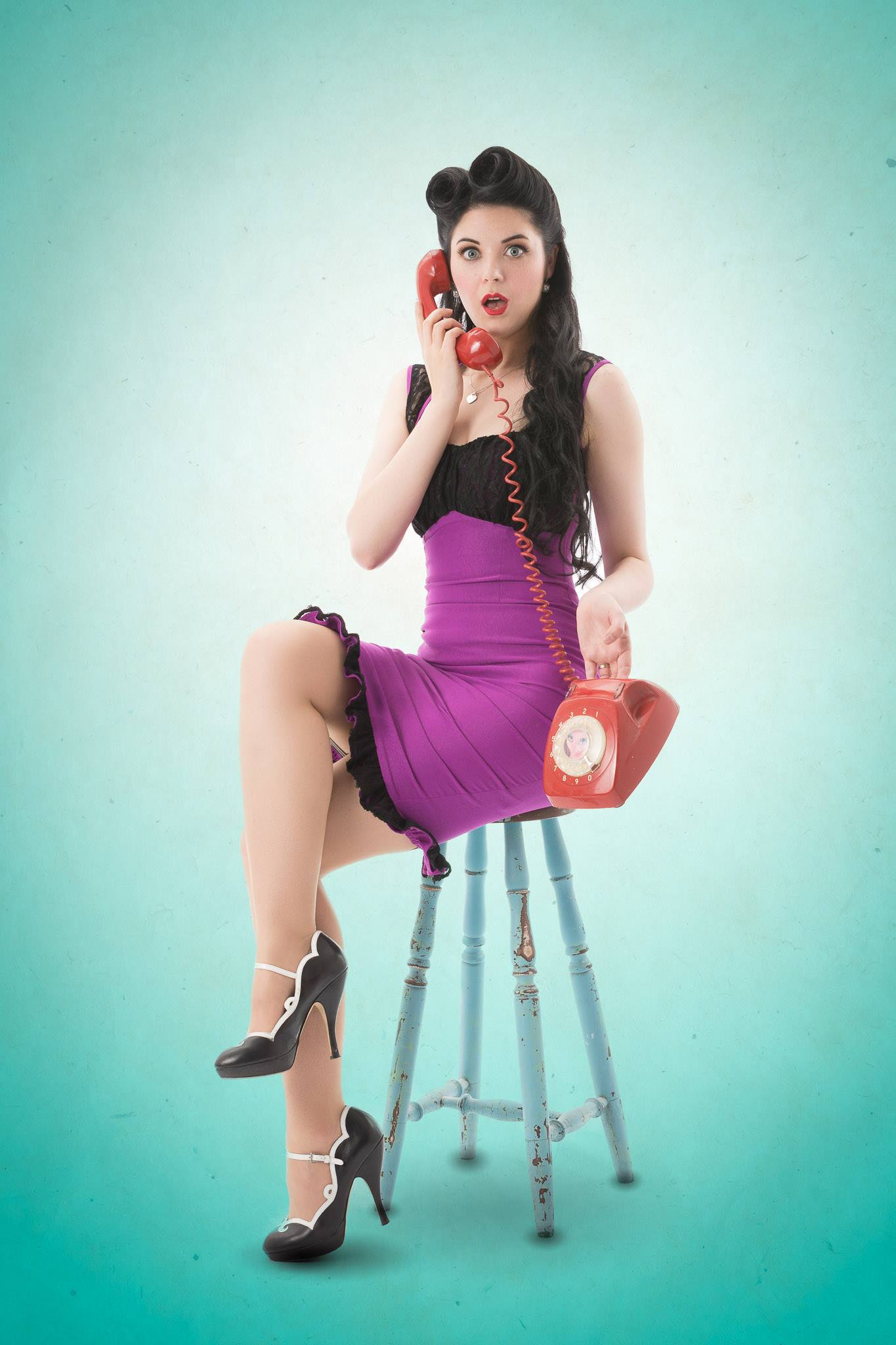 Purple Pinup on Storenvy