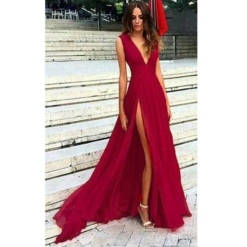 Sexy Long Prom Dresses 2018