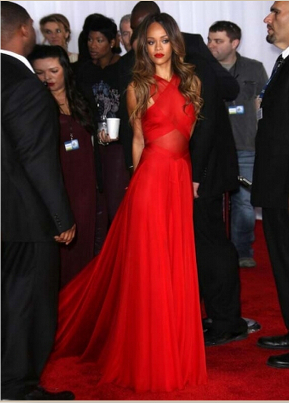 red prom dress looks