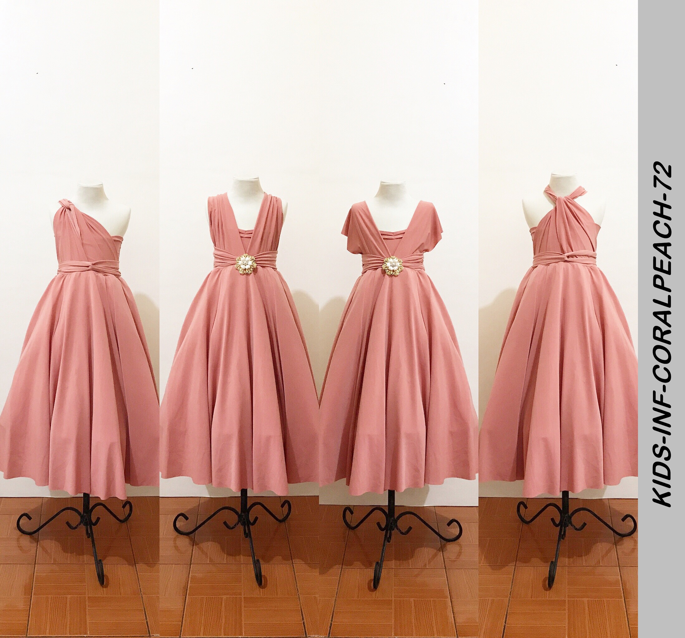 infinity dress flower girl