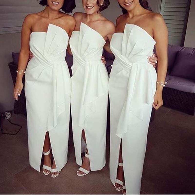 ankle length bridesmaid dresses