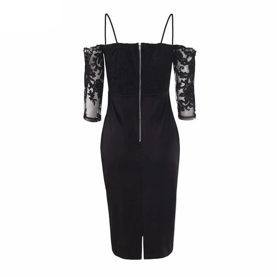 gothic bodycon dress