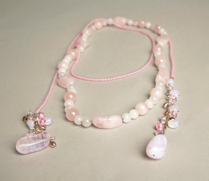 Handmade Jewelry Set with Scarf
