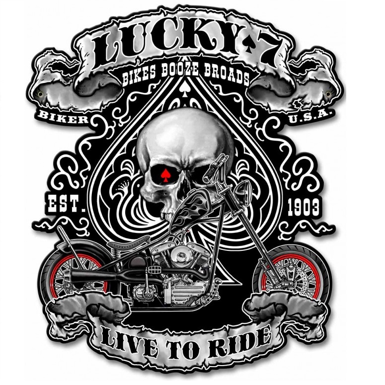 Lucky 7 Vintage Sign · VintroSigns · Online Store Powered