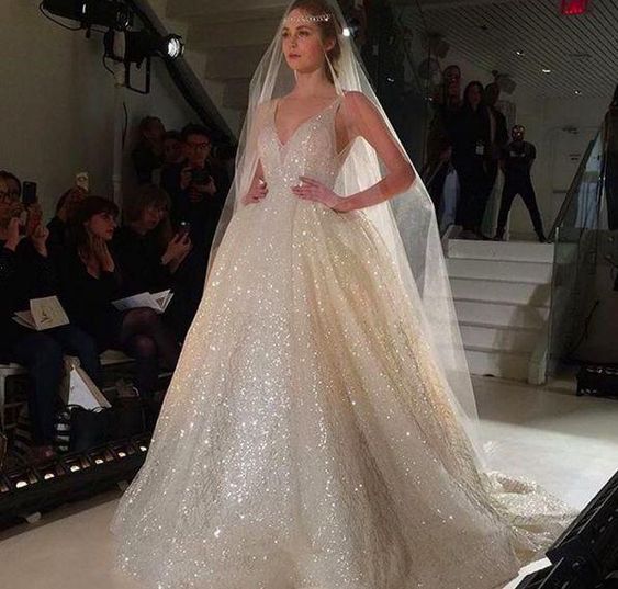 Backless Sparkly Elegant Dress