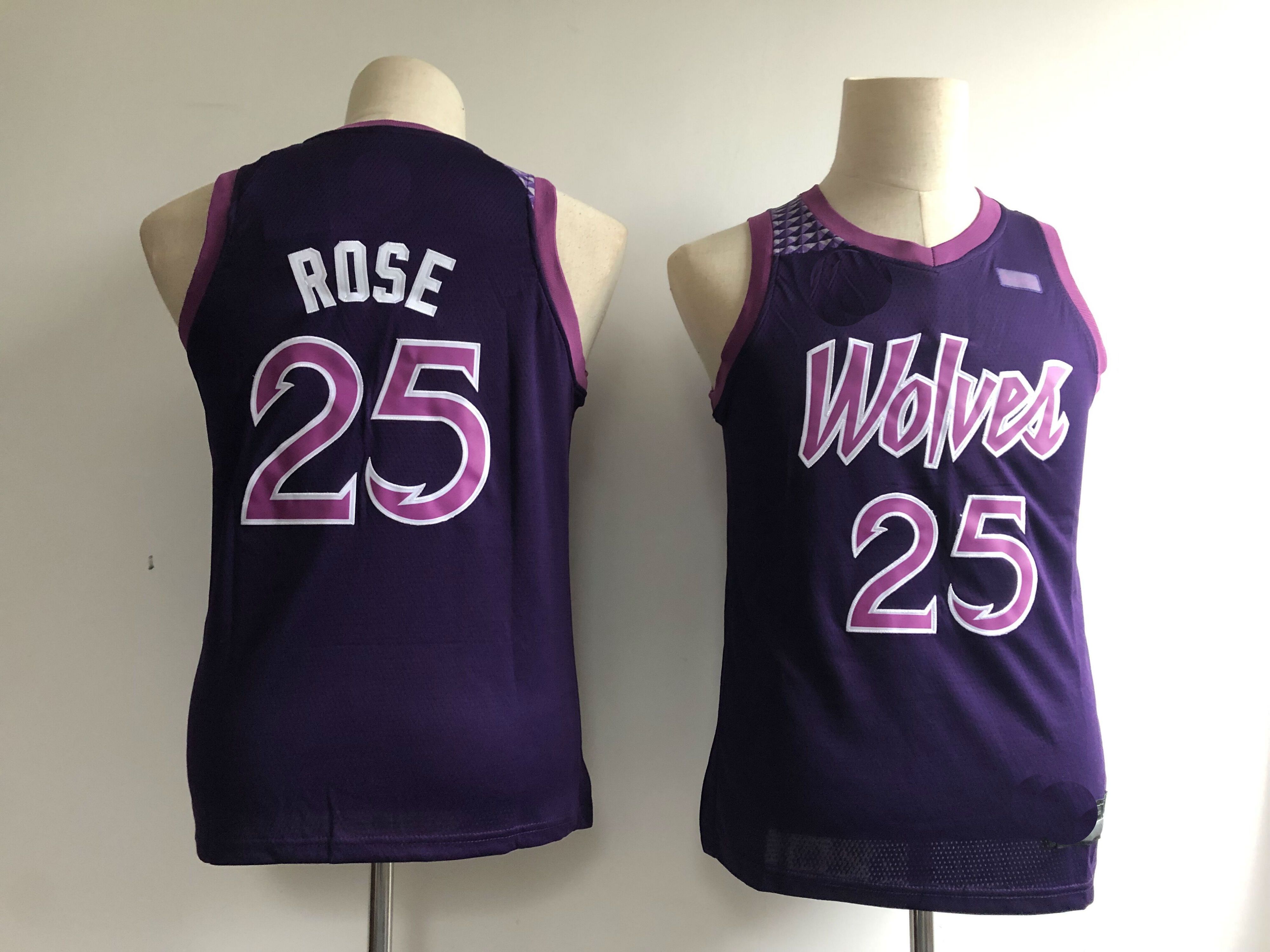 timberwolves jersey rose