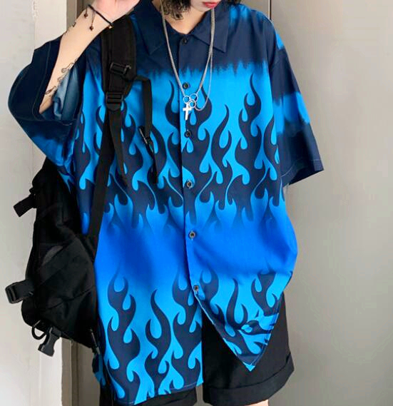 Flame blouse Outlet