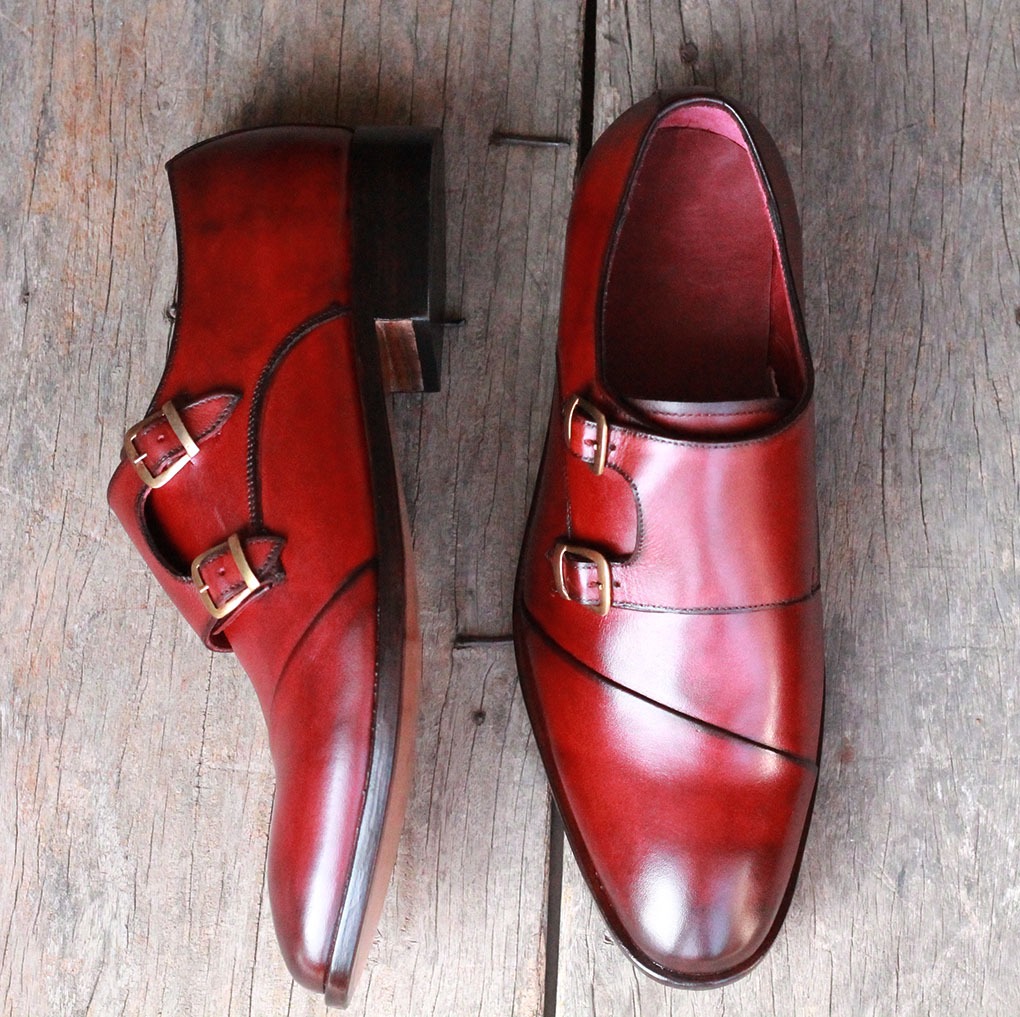 wine colour shoes for men