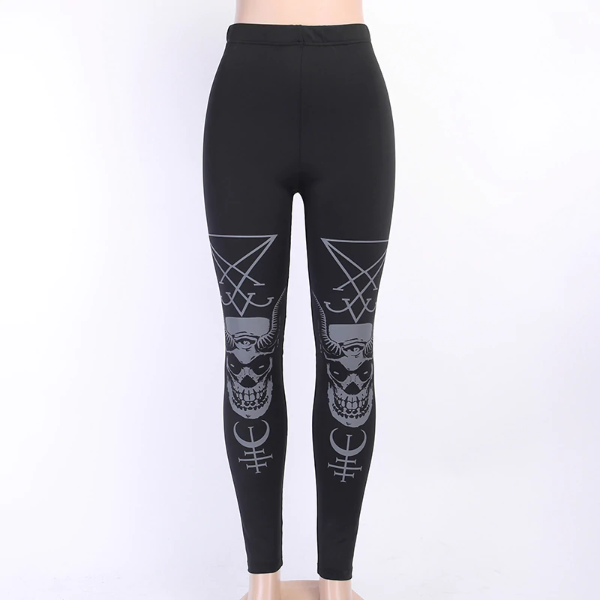 Black Skull Leggings on Storenvy