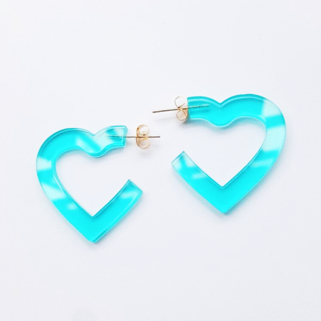 HEART EARRINGS on Storenvy
