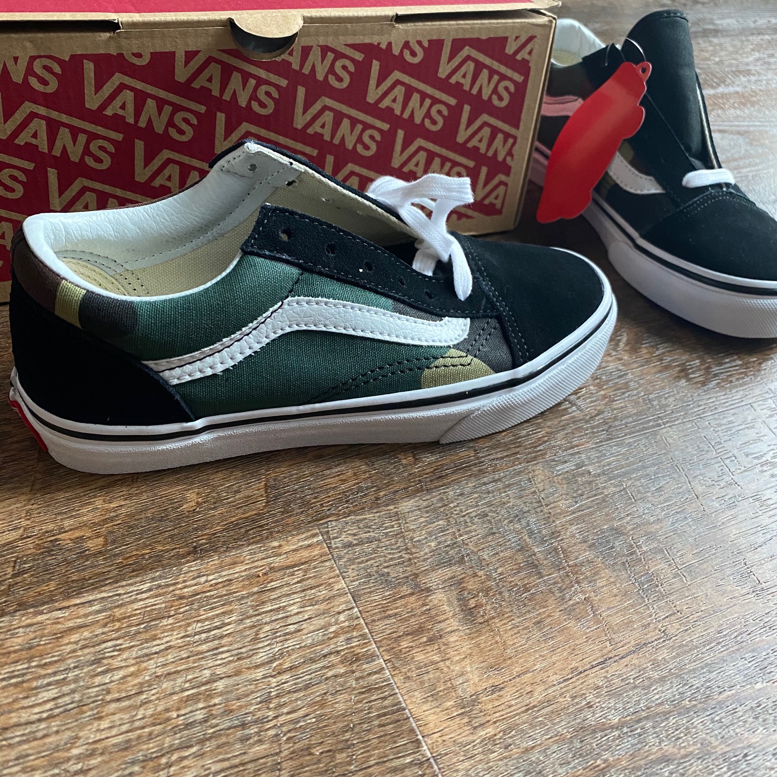 woodland camo old skool